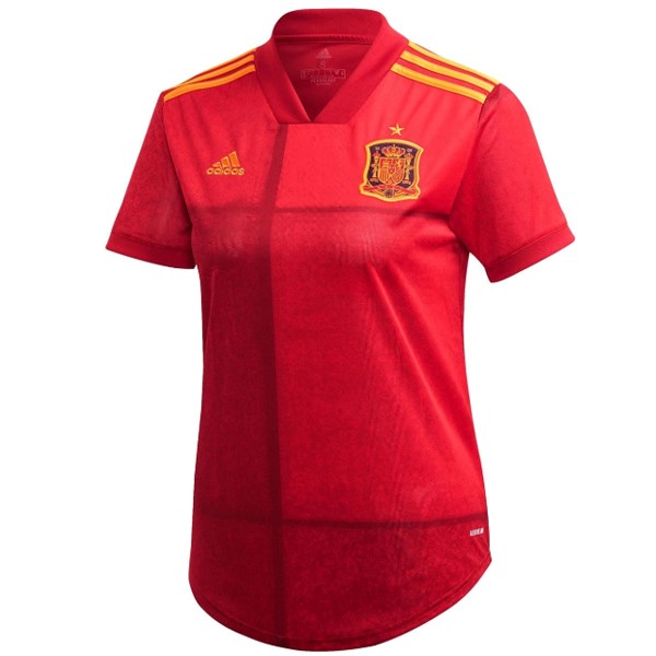 Camiseta España 1ª Kit Mujer 2020 Rojo